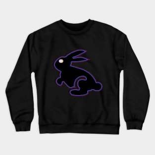 Neon Black Rabbit of the Future With the shows name title Crewneck Sweatshirt